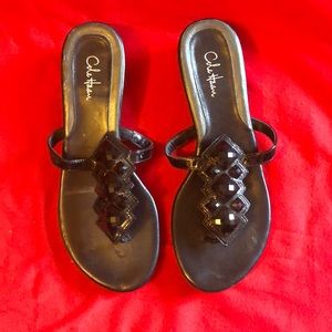 Cole Haan black evening wear sandals